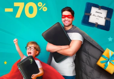 Подарки для крепкого сна со скидкой 70% в Асконе!