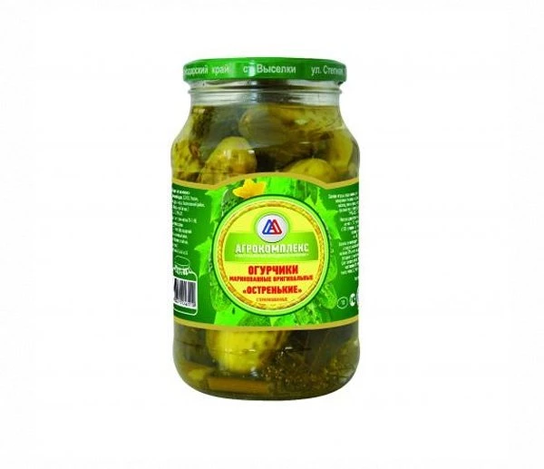 Огурчики маринованные "Остренькие"