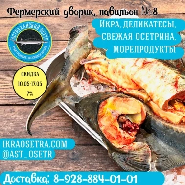 Специальное предложение на морепродукты