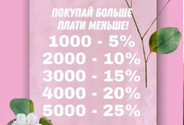 Растущие скидки в Milimbi!