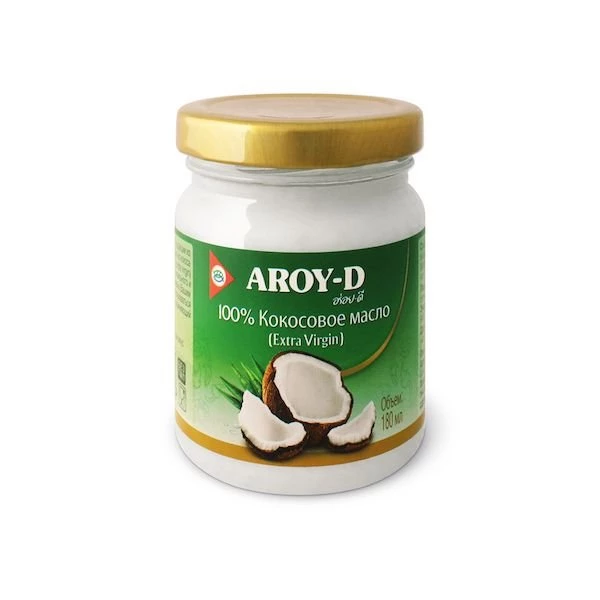 Кокосовое масло Aroy-D, 180 мл