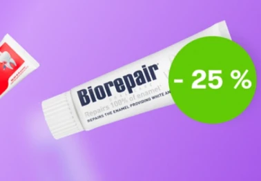 Скидка 25% на зубную пасту!