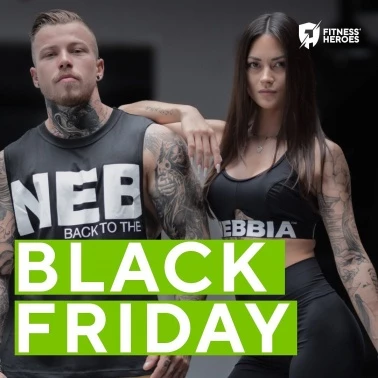 До -50% Чёрная Пятница в FITNESS HEROES!