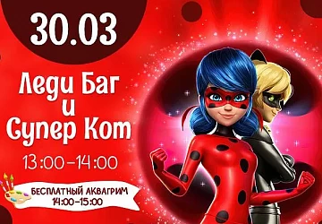 30.03 Детская развлекательная программа "Леди Баг и Супер кот"