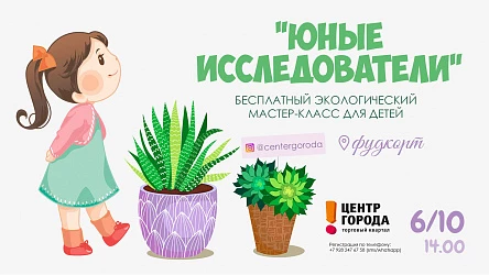 Мастер-класс "Юные исследователи"