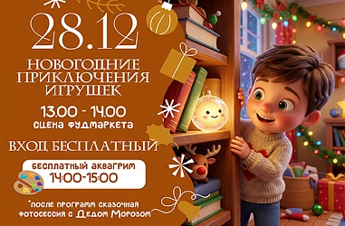 ВОСКРЕСЕНЬЕ, 28 ДЕКАБРЯ | НОВОГОДНИЕ ПРИКЛЮЧЕНИЯ ИГРУШЕК 