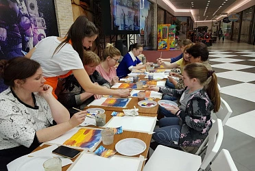 25.04 - Фотоотчет с мастер-класса по живописи гуашью