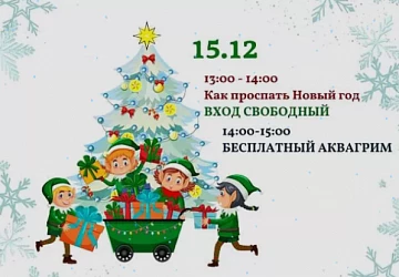 15.12 Детская Анимационная программа "Как прсопать Новый Год"