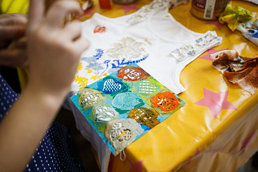 Детский МК по росписи одежды